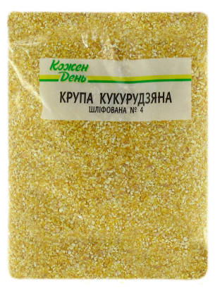 Крупа кукурудзяна Кожен День шліфована №4, 1 кг